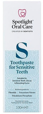 Toothpaste for Sensitive Teeth - Spotlight Oral Care Toothpaste for Sensitive Teeth — photo N2