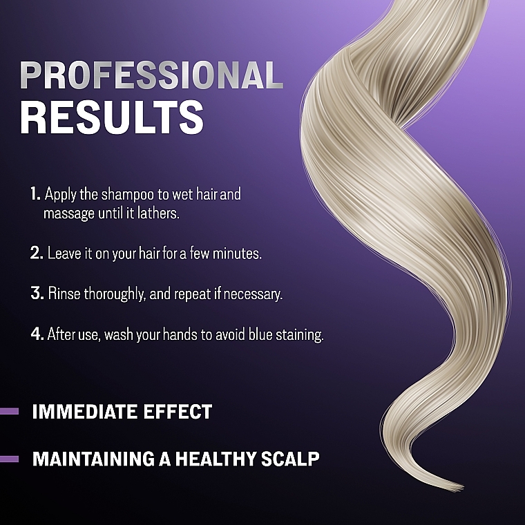 Shampoo for Blond and Gray Hair - Joanna Professional Silver Boost Complex Hair Shampoo — photo N4