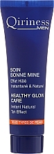 Refreshing Toning Face Gel - Qiriness Men Healthy Glow Care Instant Natural Tan Effect — photo N2