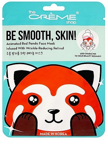 Face Mask - The Creme Shop Face Mask Be Smooth Skin! Red Panda — photo N1