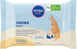Fragrances, Perfumes, Cosmetics Cleansing Baby Wipes - Nivea Toddies