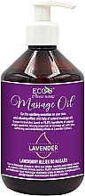 Massage Oil with Lavender Extract - Eco U Lavender Massage Oil — photo N3