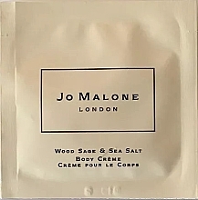 Fragrances, Perfumes, Cosmetics Jo Malone Wood Sage & Sea Salt - Body Cream (sample)