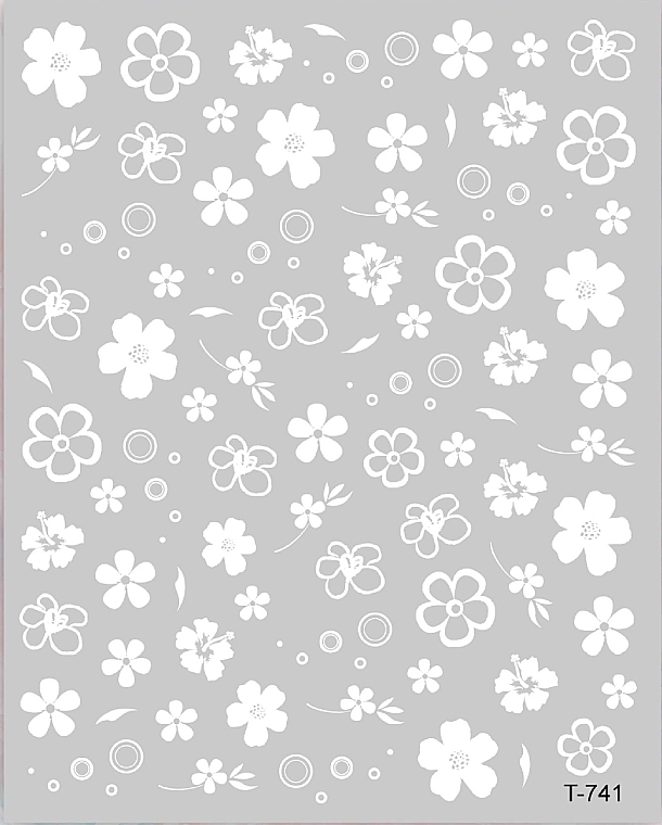 Nail Stickers, self-adhesive T-741 - Deni Carte 88448 — photo N1