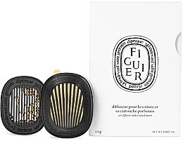 Car Air Freshener - Diptyque Car Diffuser With Figuier Insert — photo N2