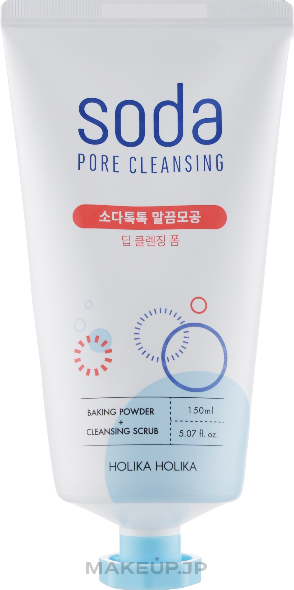 Cleansing Face Foam with Peeling Effect - Holika Holika Soda Tok Tok Deep Cleansing Foam — photo 150 ml