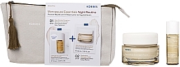 Fragrances, Perfumes, Cosmetics Set - Korres White Pine Menopause Essentials Night Routine Set (n/cr/40ml + ser/15ml+ bag)