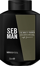 3-in-1 Hair, Beard & Body Shampoo - Sebastian Professional Seb Man The Multi-Tasker  — photo N2