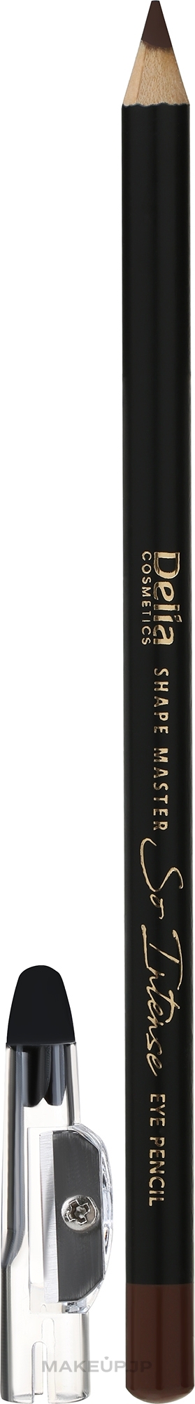 GIFT! Eye Pencil - Delia Shape Master So Intense Eye Pencil — photo Brown