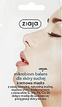 Fragrances, Perfumes, Cosmetics Creamy Face Mask for Dry Skin - Ziaja Microbiom Cream Face Mask