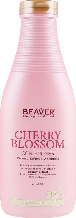 Daily Use Conditioner with Sakura Blossom Extract - Beaver Professional Cherry Blossom Conditioner — photo N5