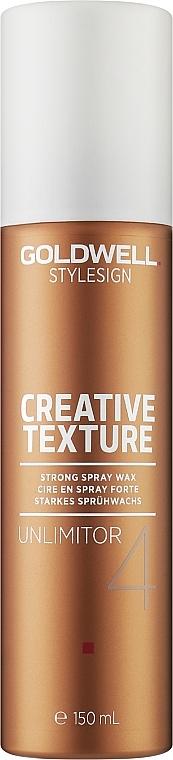 Hair Wax Spray - Goldwell Style Sign Creative Texture Unlimitor Strong Spray Wax — photo N2