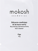 Nourishing and Moisturising Fig Washing Gel - Mokosh Cosmetics Nourishing Moisturizing Face Cleansing Gel Fig (sample) — photo N1