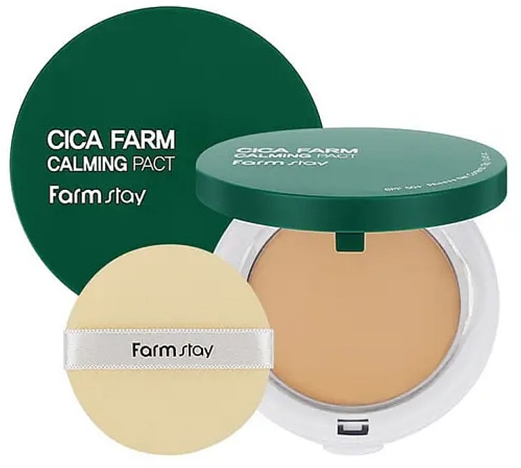 Powder SPF50+ - FarmStay Cica Farm Calming Pact — photo N1