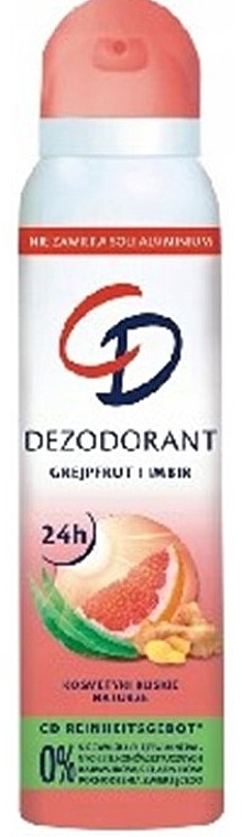 Deodorant Spray 'Grapefruit & Ginger' - CD 24H Part — photo N1