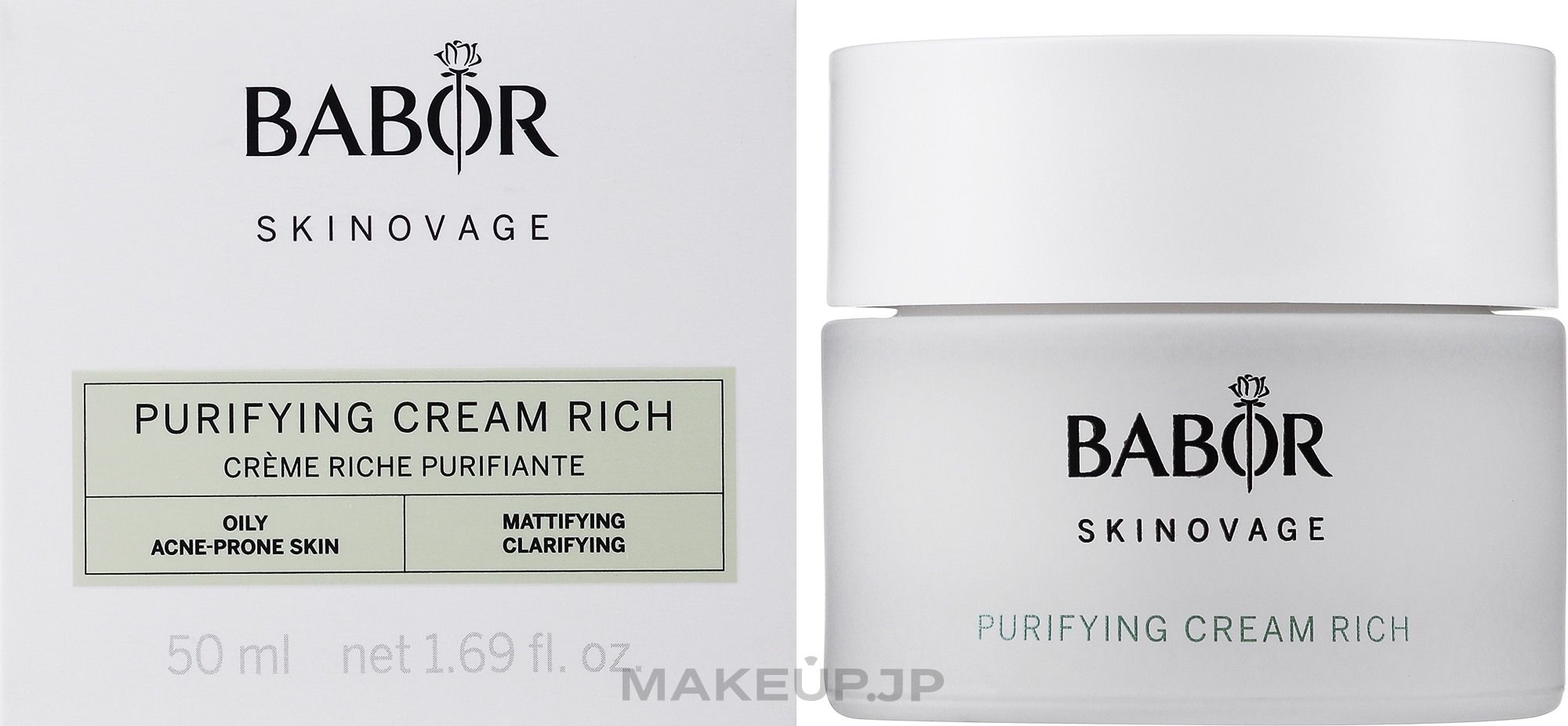 Cream for Problem Skin - Babor Skinovage Purifying Cream Rich — photo 50 ml