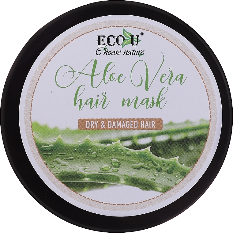 Dry & Damaged Hair Mask - Eco U Aloe Mask — photo N1