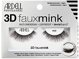Flase Lashes - Ardell 3D Faux Mink 859 — photo N2