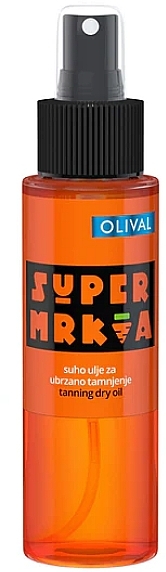 Carrot Dry Oil for Rapid Tanning - Olival Super Carrot Accelerated Tanning Dry Oil — photo N1