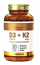 Fragrances, Perfumes, Cosmetics Dietary Supplement 'D3 + K2 In Olive Oil', capsules - Noble Health D3 + K2 In Olive Oil