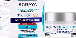 Day and Night Restorative Cream - Soraya Hialuronowy Mikrozastrzyk Regenerating Cream 40+ — photo N2