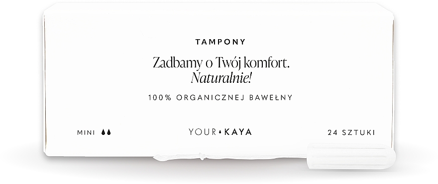 Mini Tampons, 24 pcs - Your Kaya — photo N1