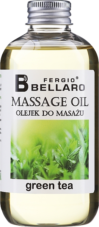 Massage Oil "Green Tea" - Fergio Bellaro Massage Oil Green Tea — photo N1