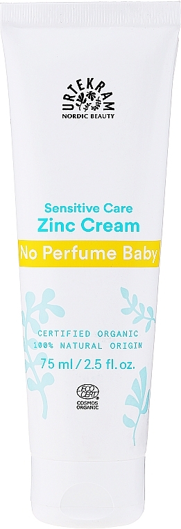 Baby Organic Zinc Cream - Urtekram No Perfume Baby Zinc Cream Bio — photo N1