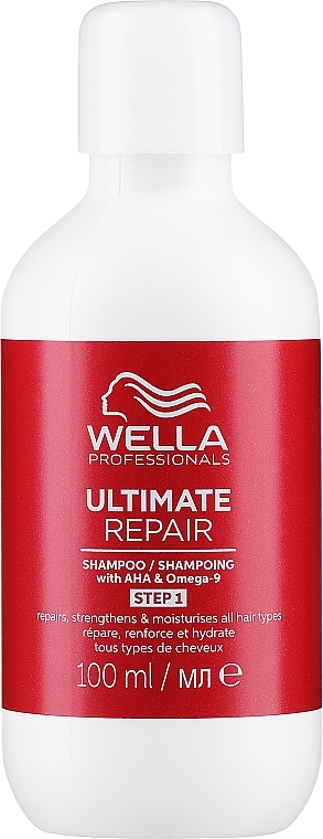 Shampoo for All Hair Types - Wella Professionals Ultimate Repair Shampoo With AHA & Omega-9 — photo N12