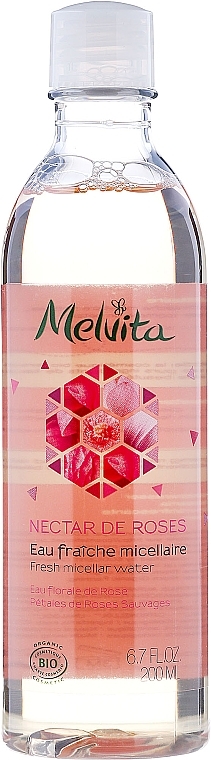 Refreshing Miccelar Water - Melvita Nectar De Rose Fresh Micellar Water — photo N1