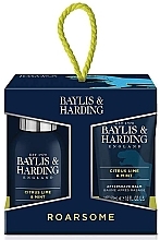 Set - Baylis & Harding Men's Citrus Lime & Mint 4 Piece Box (hair/body/wash/100ml + sh/gel/50ml + face/wash/100ml + a/sh/balm/50ml) — photo N1