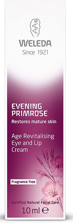 Lip and Eye Cream - Weleda Evening Primrose Age Revitalizing Eyes and Lips Cream — photo N2