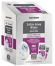 Fragrances, Perfumes, Cosmetics Cleansing Intimate Wash Wipes - Frezyderm Intim Area Wipes