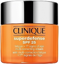 Fragrances, Perfumes, Cosmetics Correcting Cream for Oily & Combination Skin - Clinique Superdefense SPF 25 Fatigue + 1st Signs Of Age Multi-Correcting Cream