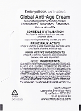 GIFT! Anti-Aging Face Cream - Embryolisse Anti-Age Global Cream 60+ (sample) — photo N2