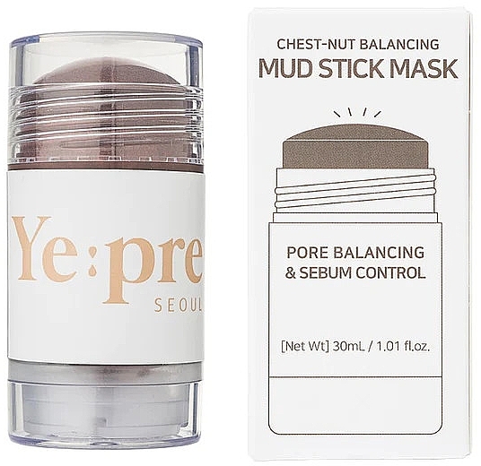 Face Mask Stick - Yepre Chest-Nut Balancing Mud Stick Mask — photo N1