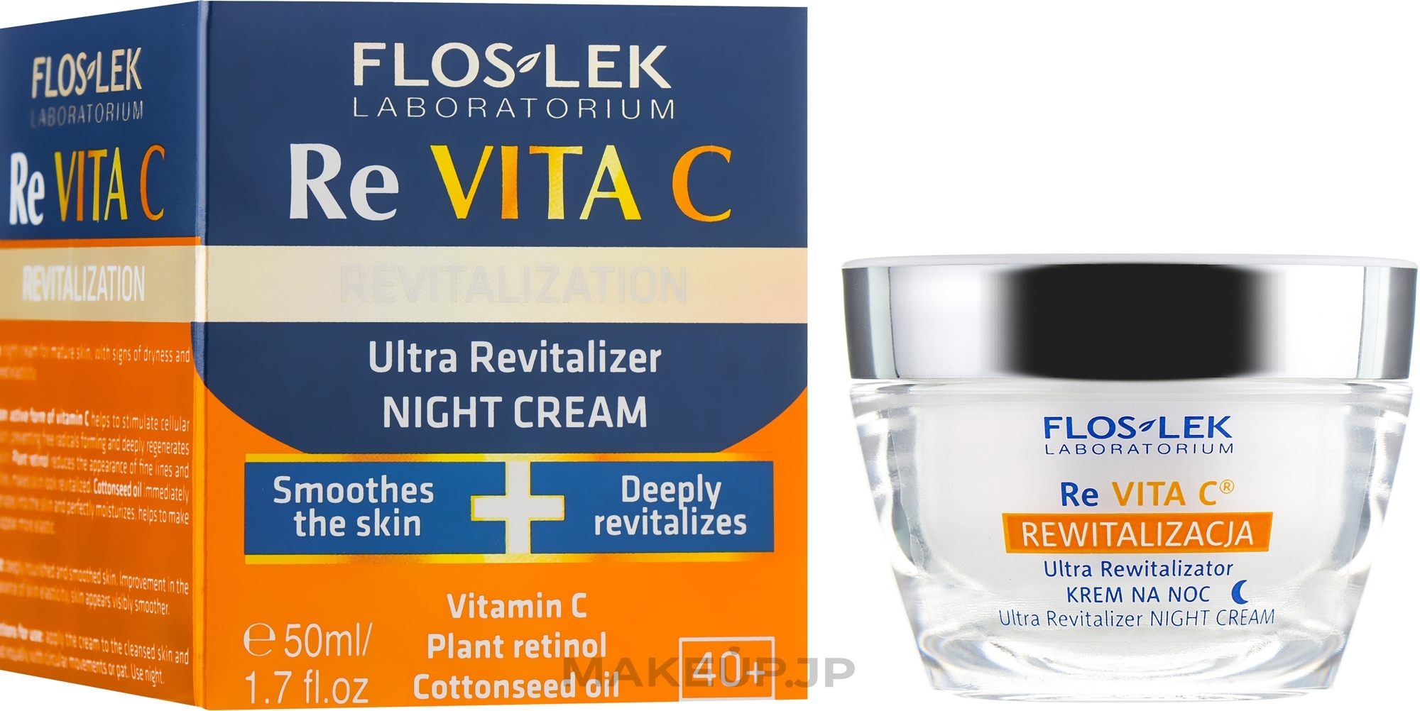 Regenerating Face Cream - Floslek Revita C Face Cream 40+ — photo 50 ml