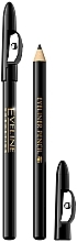 Fragrances, Perfumes, Cosmetics Eye Pencil, short, with sharpener - Eveline Cosmetics Eyeliner Pencil