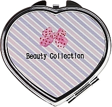 Fragrances, Perfumes, Cosmetics Cosmetic Mirror, 85628 "Kompakt Serce", pink-beige - Top Choice