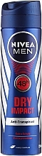 Fragrances, Perfumes, Cosmetics Deodorant-Spray - Nivea Men Dry Impact Deo Spray