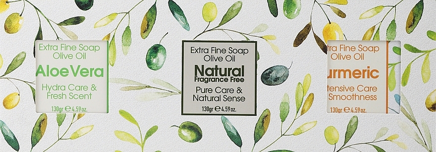 Soap Set, turmeric, natural, aloe - Set: turmeric soap, natural, aloe — photo N1
