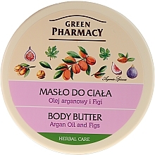 Fragrances, Perfumes, Cosmetics Body Cream-Butter "Argan and Fig" - Green Pharmacy