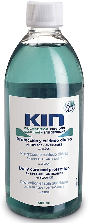 Mouthwash - Kin Fluor Enjuague Bugal Aloe Vera Mouthwash — photo N3