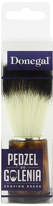 Shaving Brush, 4603, with brown handle - Donegal Shaving Brush — photo N8