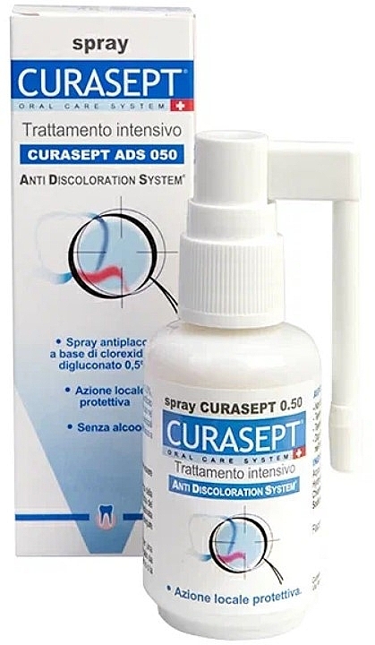 Chlorhexidine Digluconate Oral Spray, 0.5% - Curaprox Curasept ADS 050 — photo N1