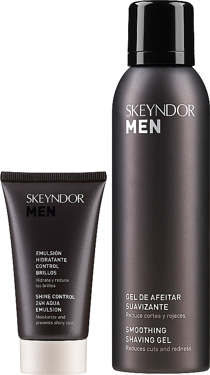 Set - Skeyndor Men Facial Care Kit (shv/gel/150ml + emulsion/50ml) — photo N3