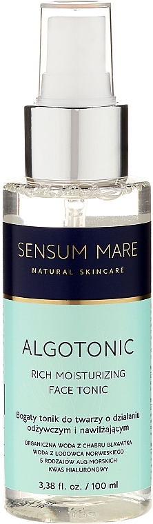 Moisturizing Face Tonic - Sensum Mare Algorich Rich Moisturizing Face Tonic — photo N1