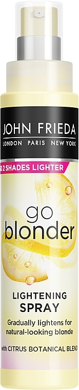Lightening Hair Spray - John Frieda Sheer Blonde Go Blonder Controlled Lightening Spray  — photo N1