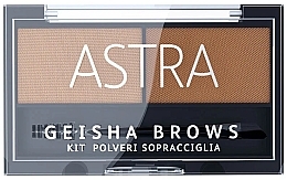 Fragrances, Perfumes, Cosmetics Brow Set - Astra Make-up Geisha Brows Eyebrow Powder Kit 