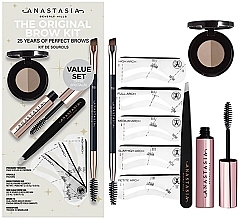 Fragrances, Perfumes, Cosmetics Set, 5 products - Anastasia Beverly Hills The Original Brow Kit Dark Brown